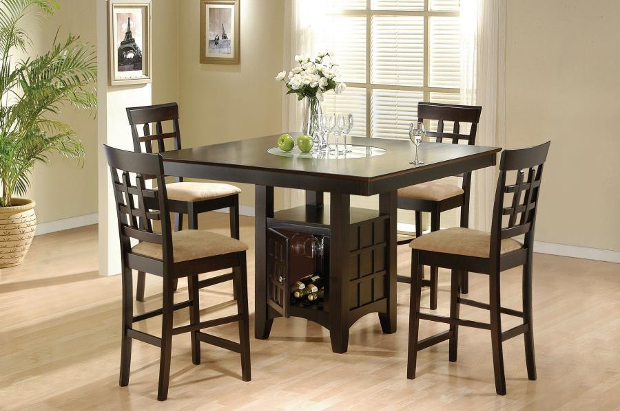 5-piece Square Counter Height Dining Set
