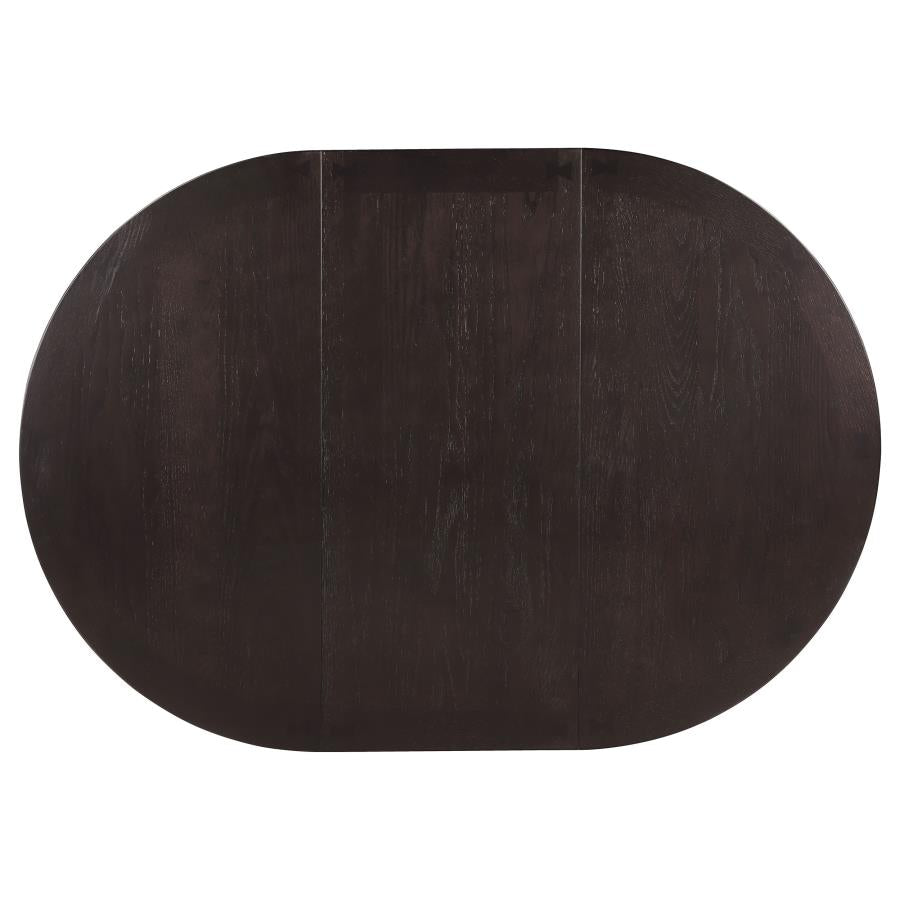 5-piece Oval Extension Leaf Dining Set