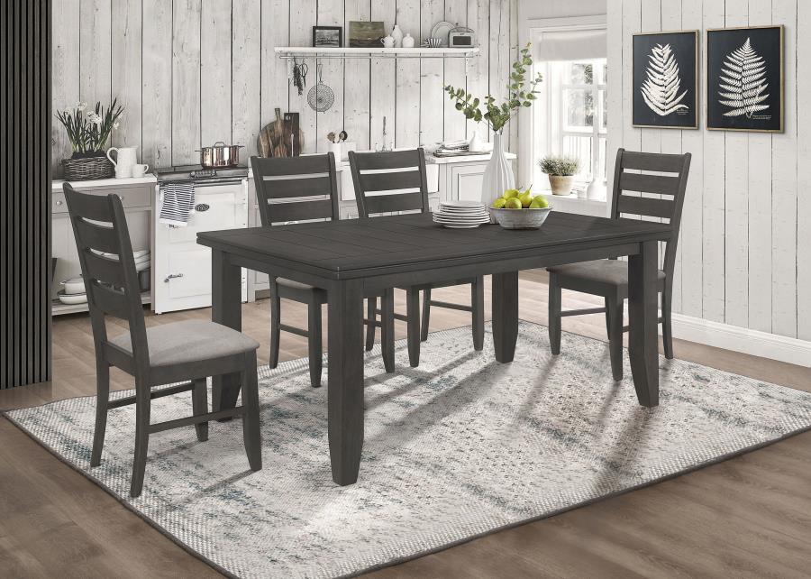 5-piece Rectangular Dining Table Set