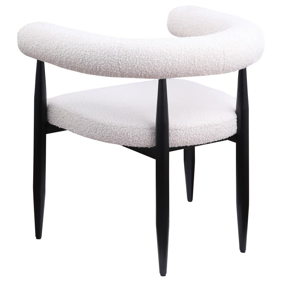 5-piece Round Faux Marble Top Dining Table Set