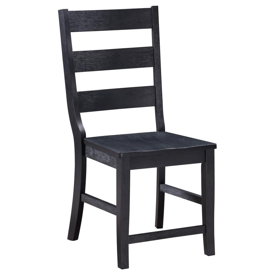 5-piece Rectangular Trestle Dining Table Set