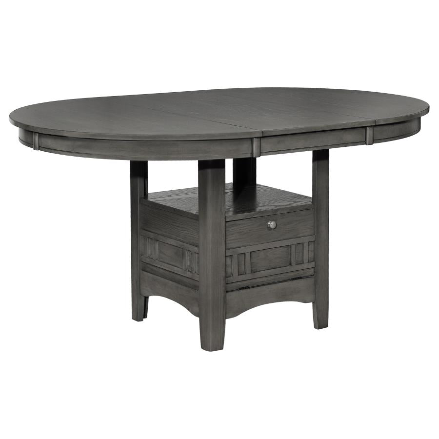5-piece Oval Extension Leaf Dining Set
