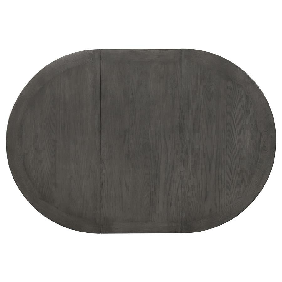 5-piece Oval Extension Leaf Dining Set