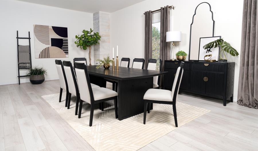 9-piece Extension Leaf Dining Table Set