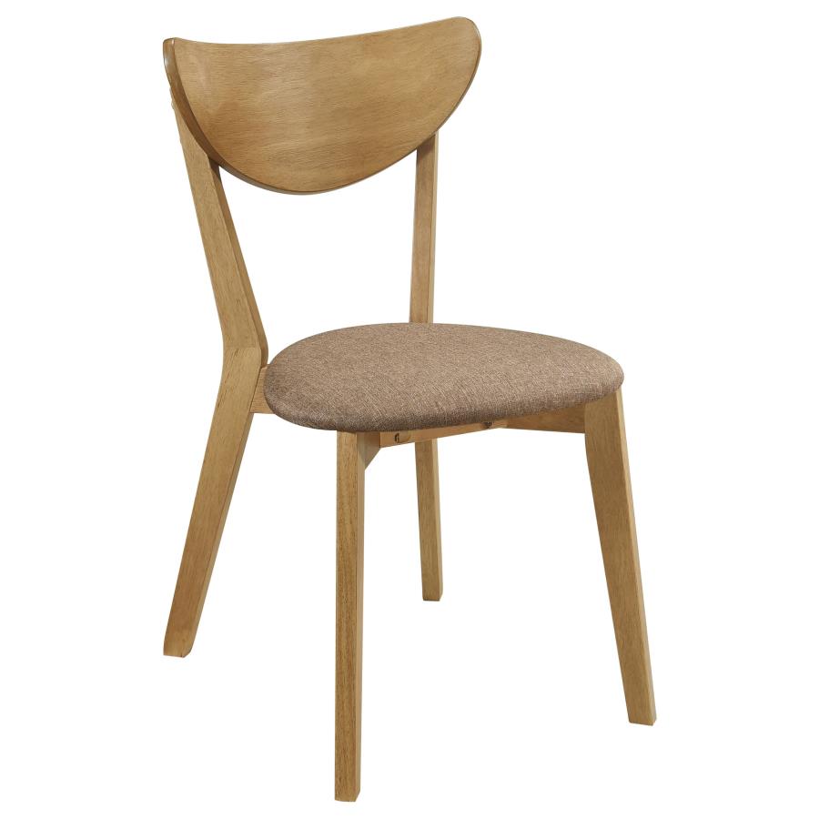 5-piece Round Solid Wood Dining Set