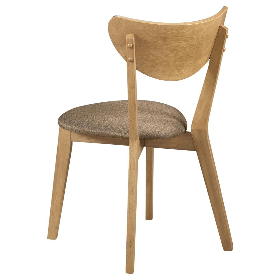 5-piece Round Solid Wood Dining Set