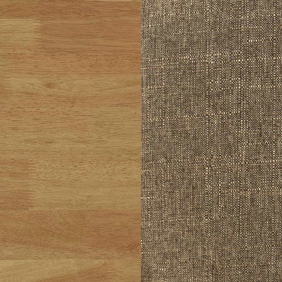 5-piece Round Solid Wood Dining Set