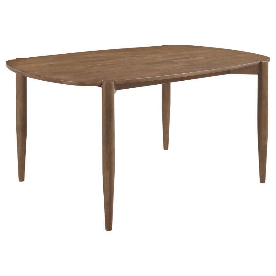 7-piece Oval Solid Wood Dining Set