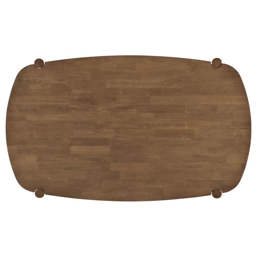 7-piece Oval Solid Wood Dining Set