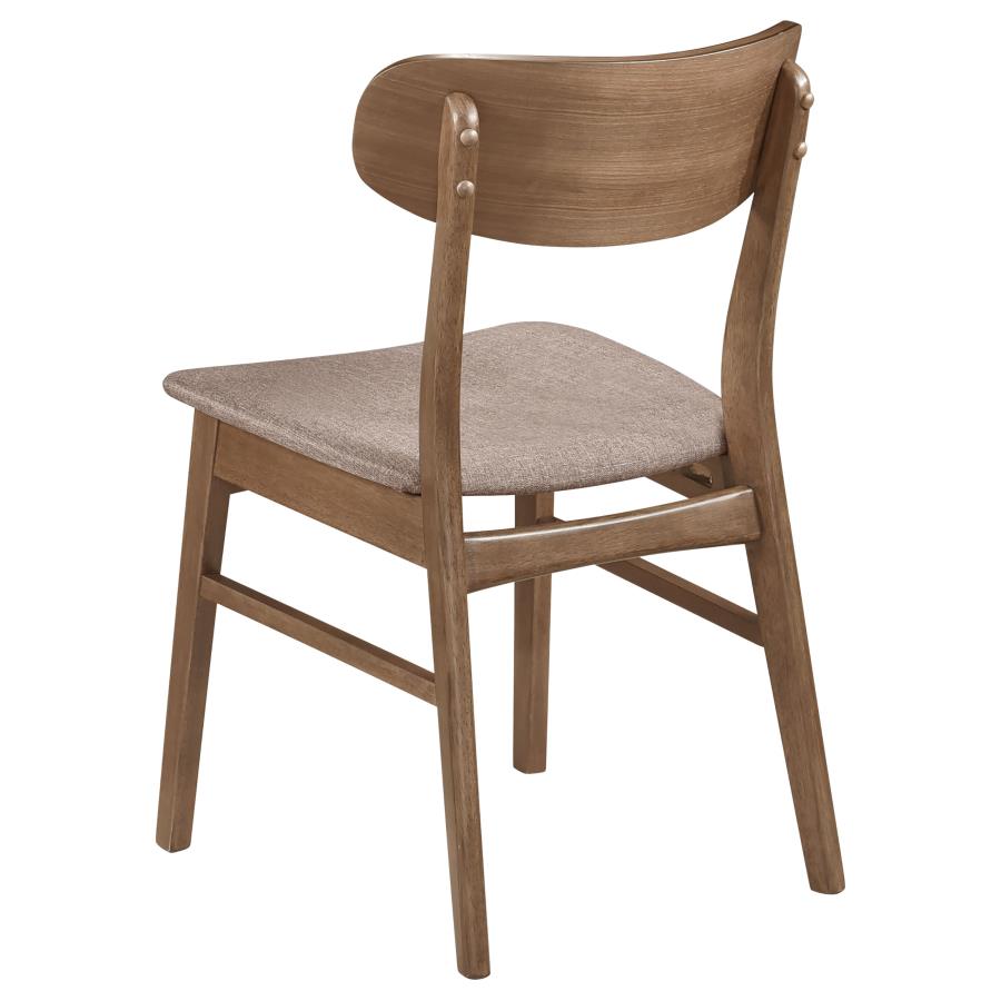 7-piece Oval Solid Wood Dining Set