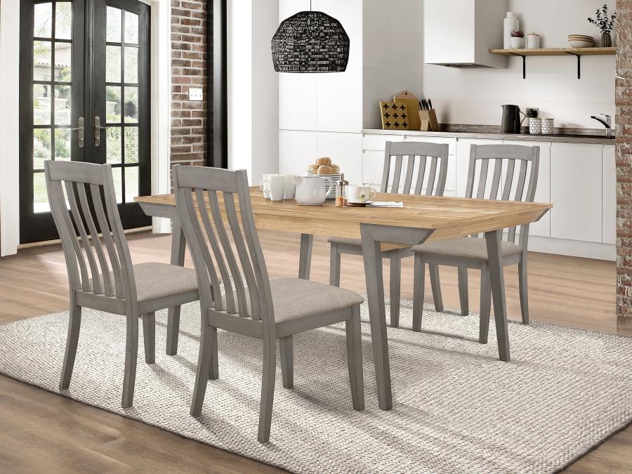 5-piece Rectangular Dining Table Set