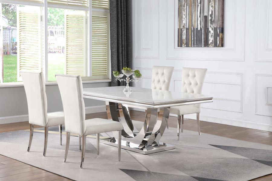 5-piece Rectangular Dining Table Set