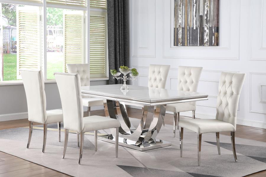 7-piece Rectangular Dining Table Set