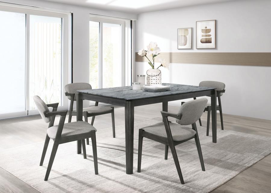 5-piece Rectangular Dining Table Set
