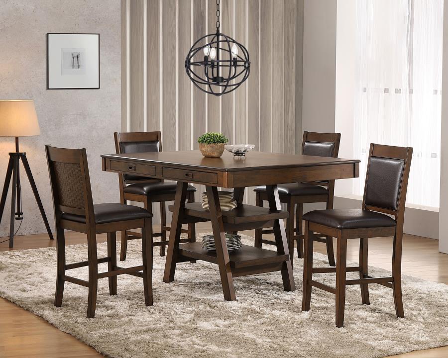 5-piece Rectangular Dining Table Set