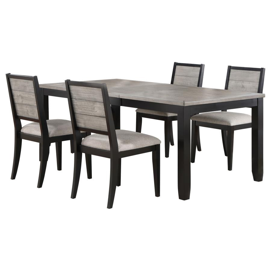 5-piece Rectangular Extension Leaf Dining Set