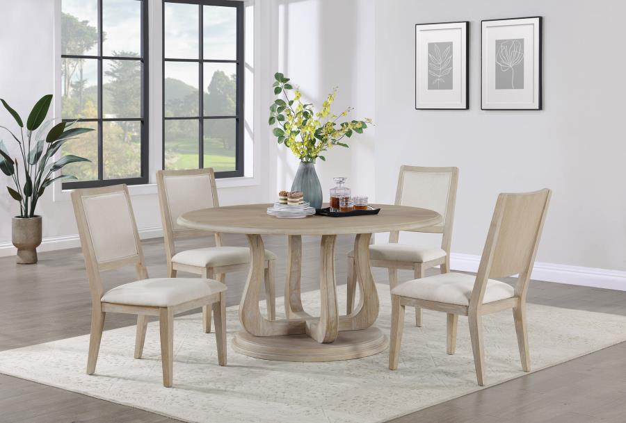 5-piece Round Dining Table Set