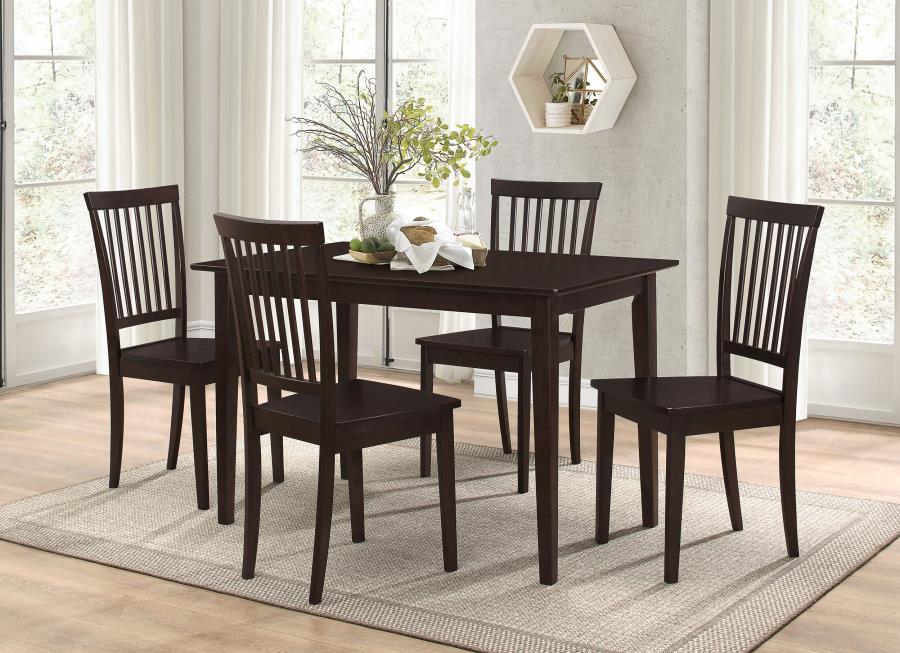 5-piece Rectangular Dining Table Set