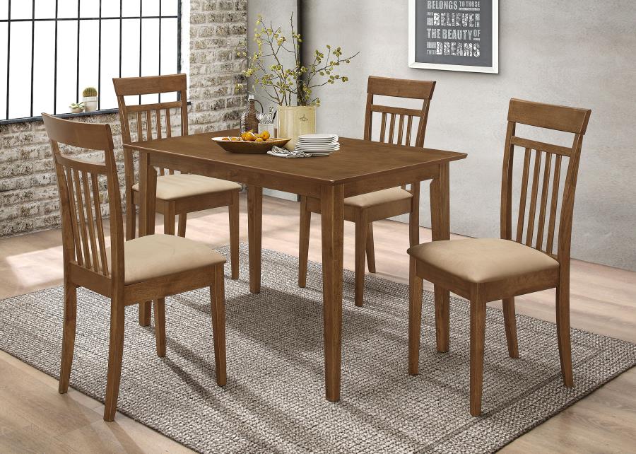 5-piece Rectangular Dining Table Set