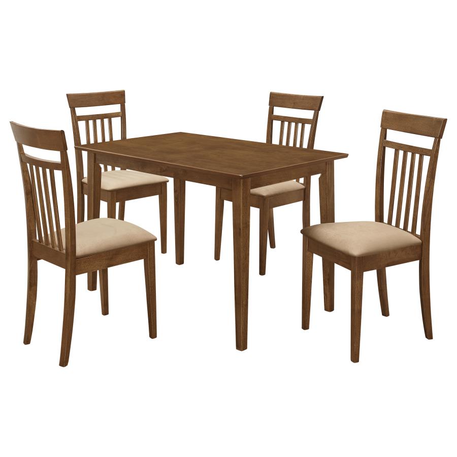 5-piece Rectangular Dining Table Set