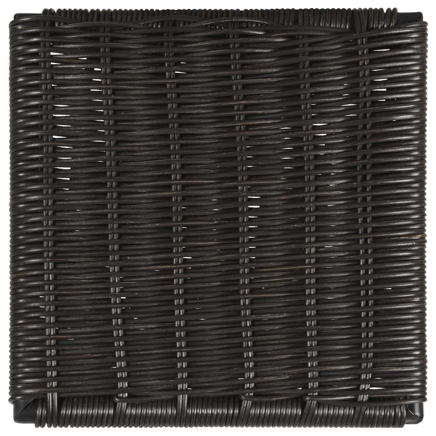 5-piece Round 47" Composite Wood Dining Table Set