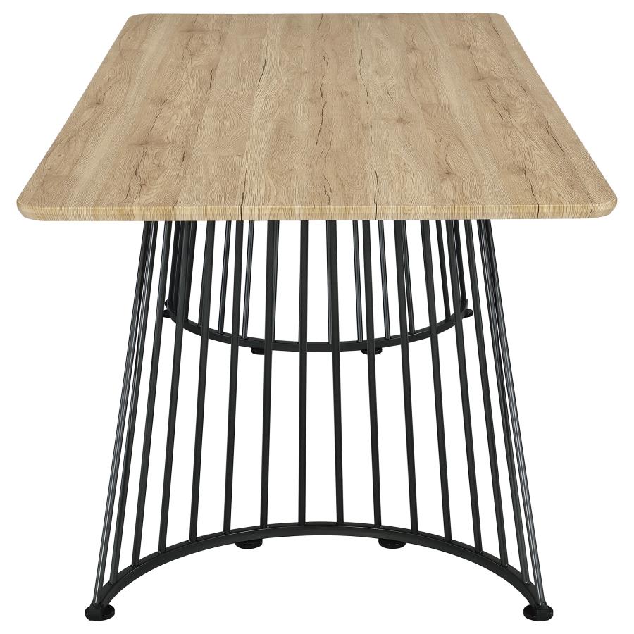 5-piece Rectangular 80-inch Dining Table Set