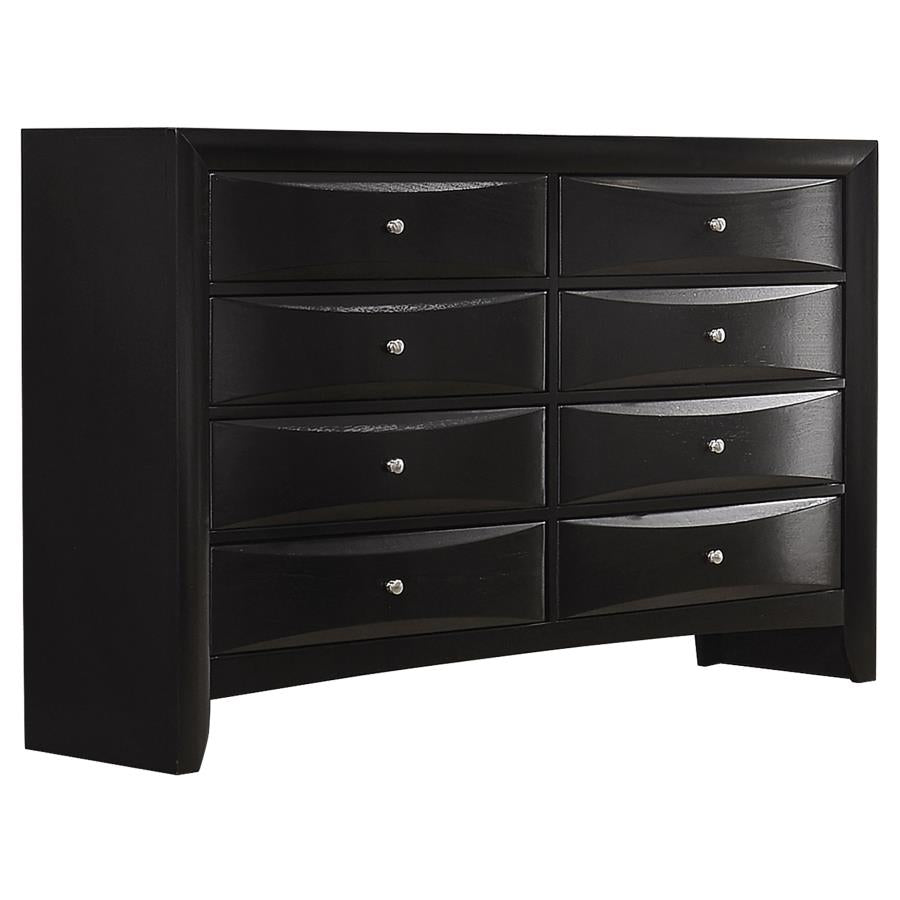 8 Drawer Dresser Black