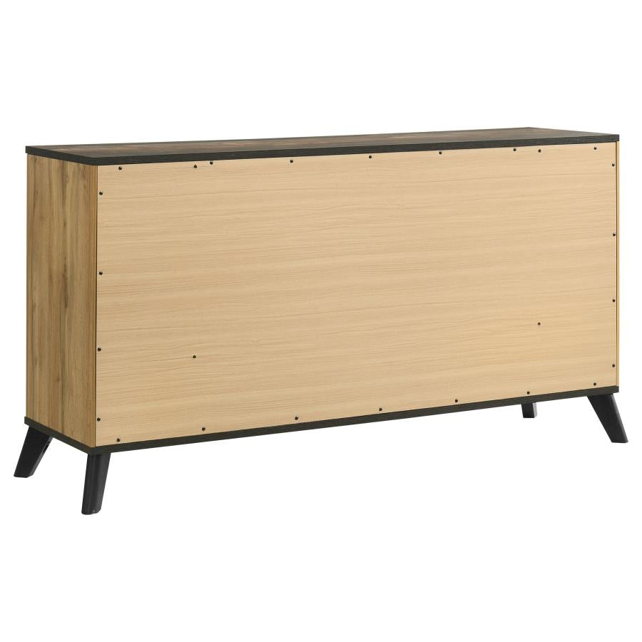 6-drawer Dresser Cabinet Natural Pine