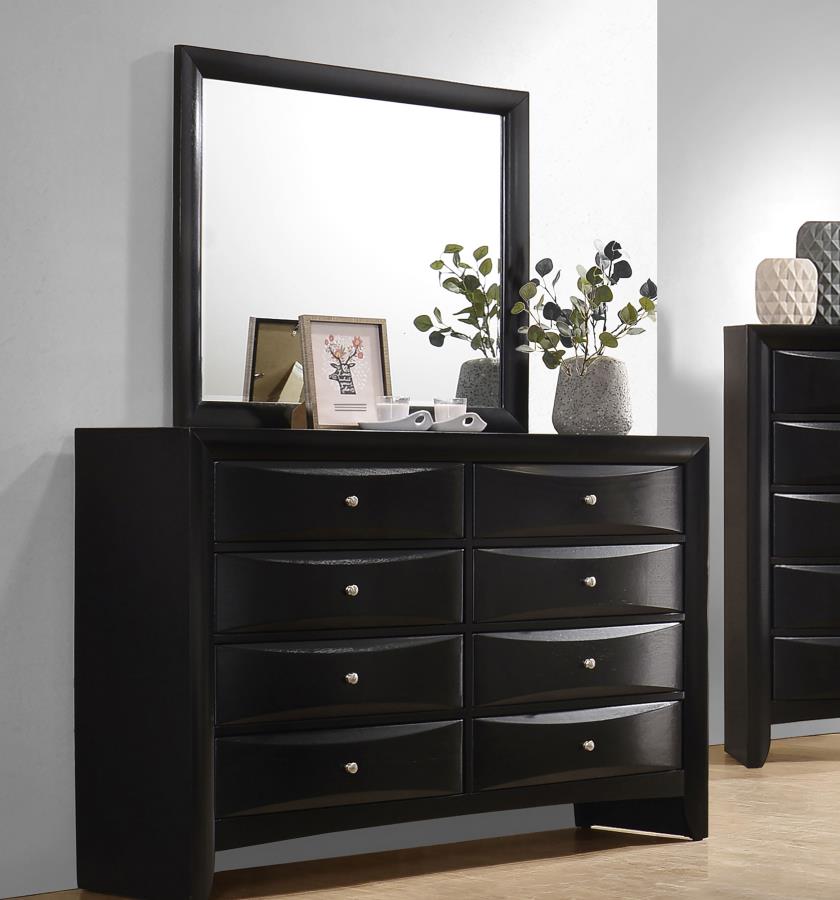 8 Drawer Dresser Black