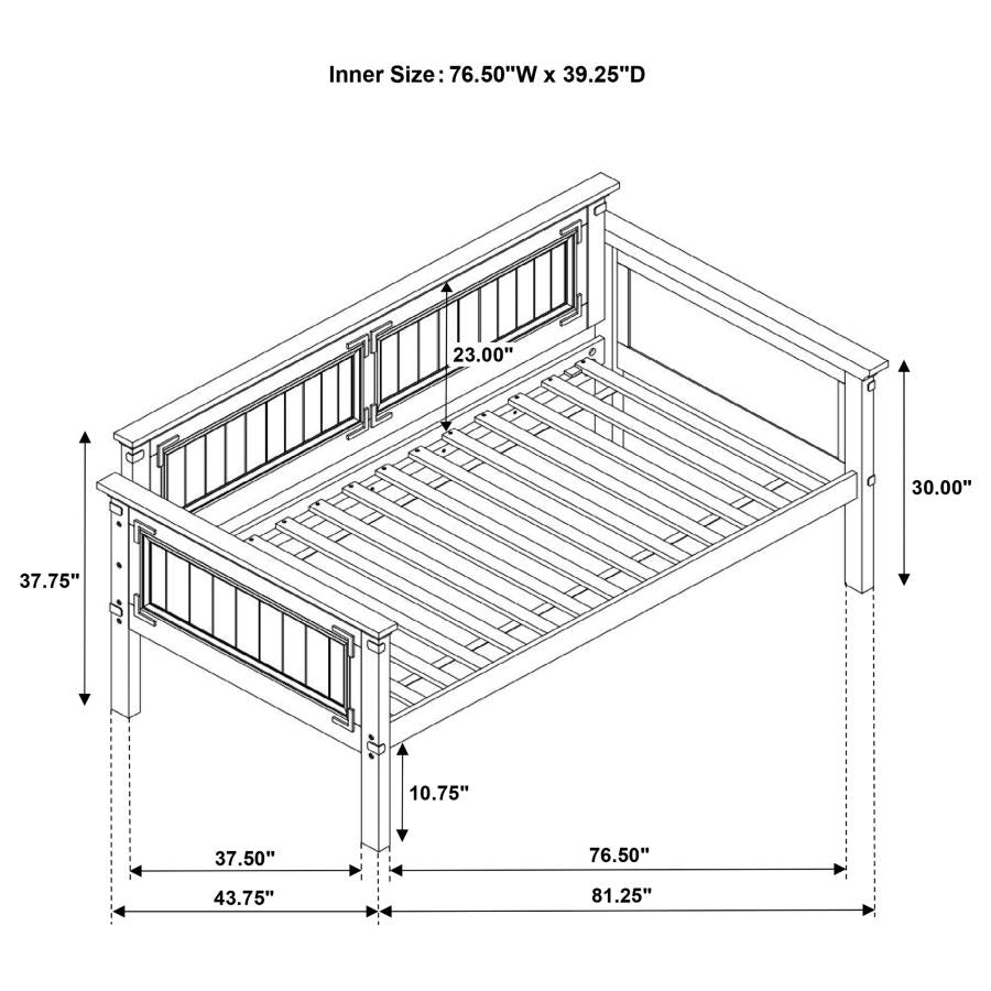 Day Bed with Storage Trundle