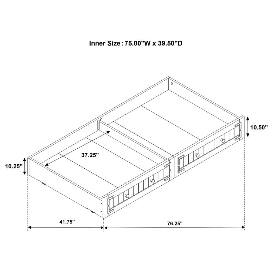 Day Bed with Storage Trundle