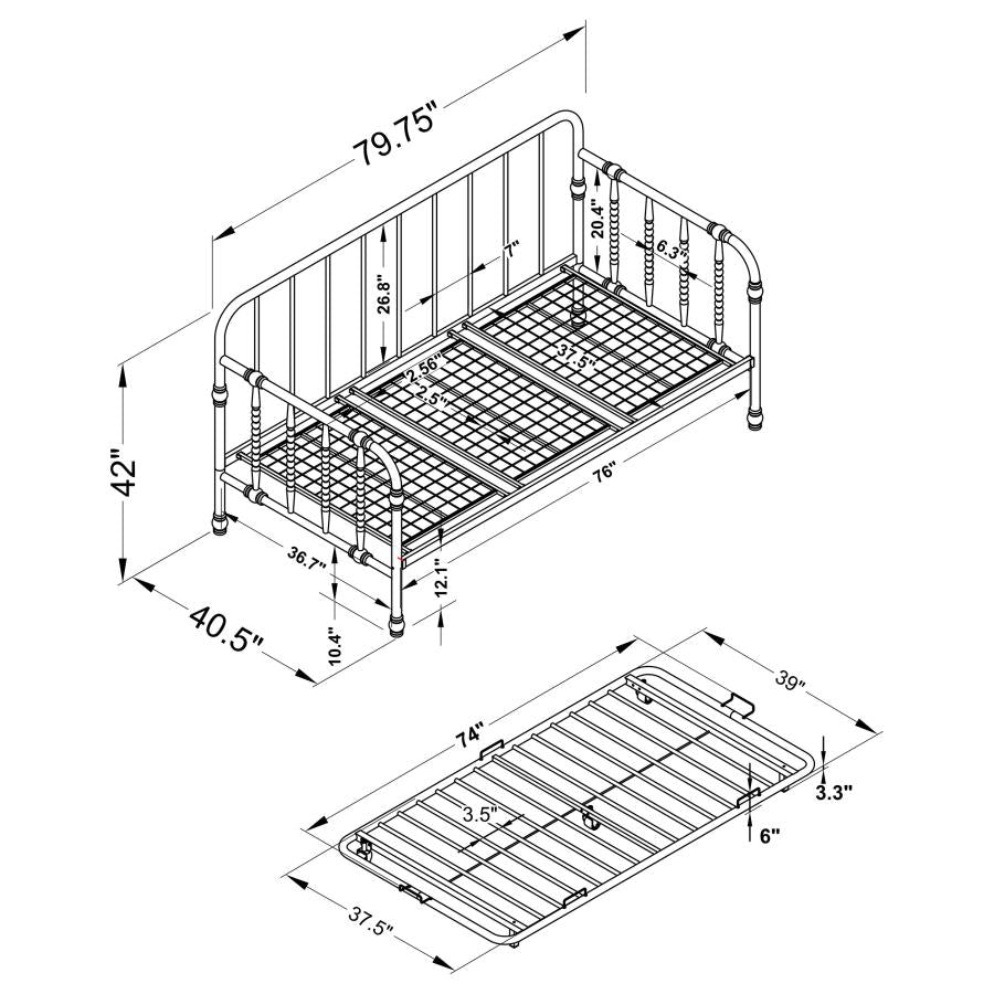 Day Bed with Trundle