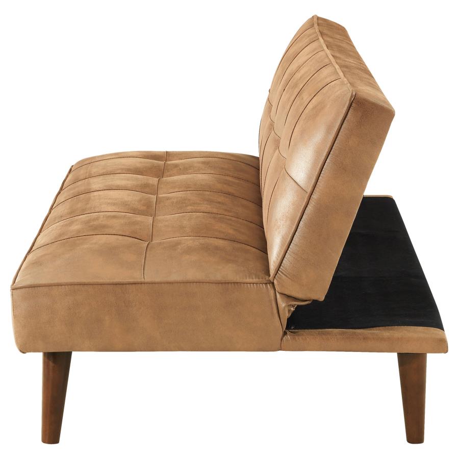 Upholstered Tufted Convertible Sofa Bed