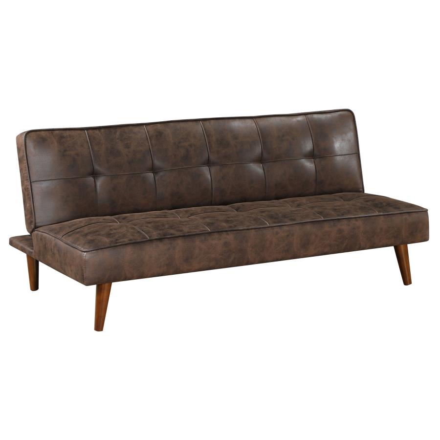 Upholstered Tufted Convertible Sofa Bed