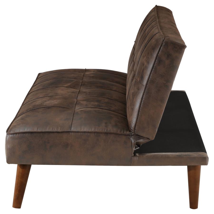 Upholstered Tufted Convertible Sofa Bed