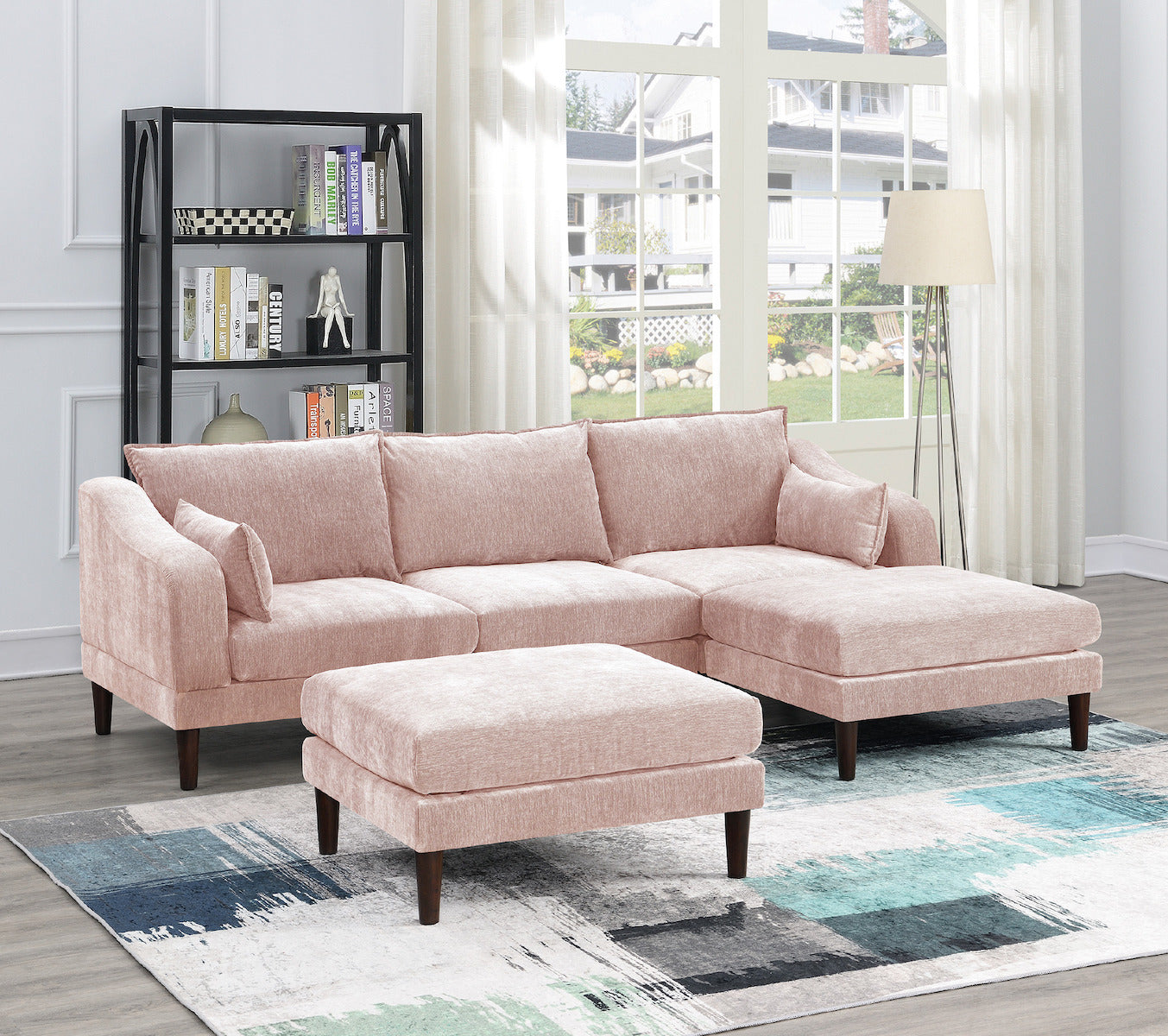 5-PC Modular Fabric Sectional Set