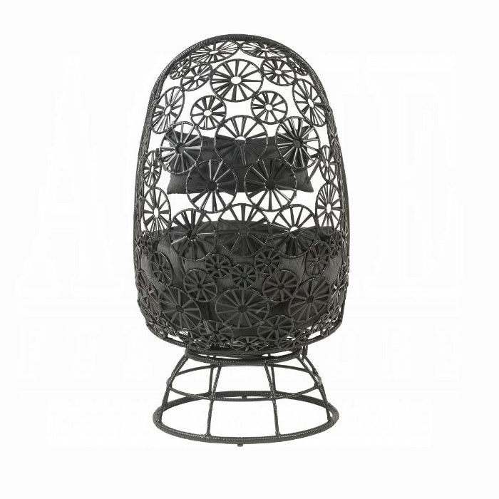 Patio Lounge Chair and Side Table Set