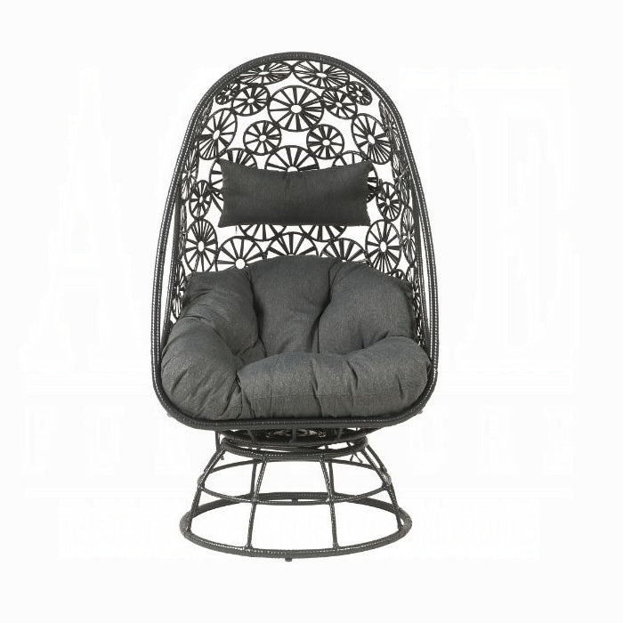 Patio Lounge Chair and Side Table Set
