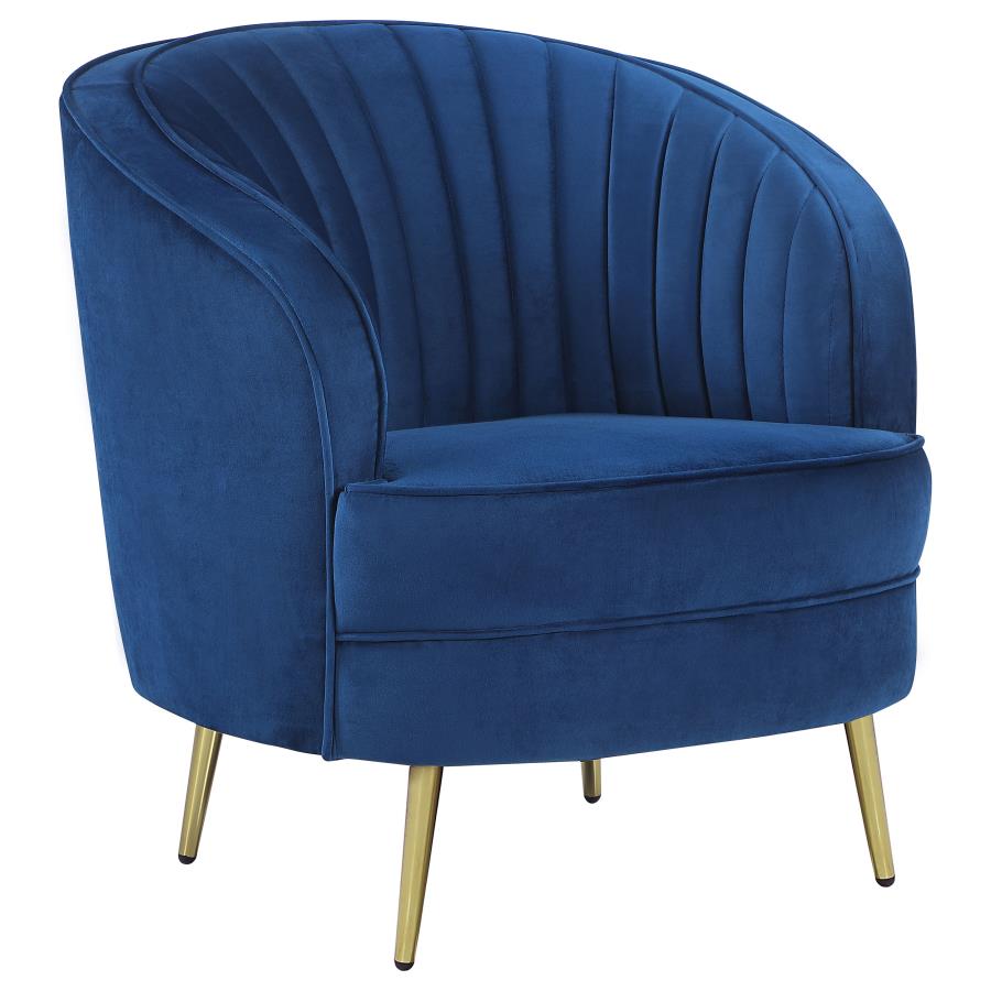 Upholstered Channel Tufted Sofa Set