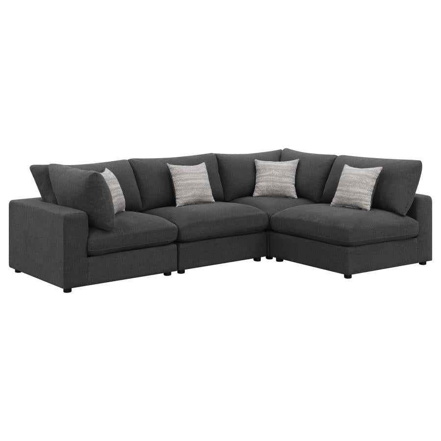 4-Piece Modular Sectional Sofa