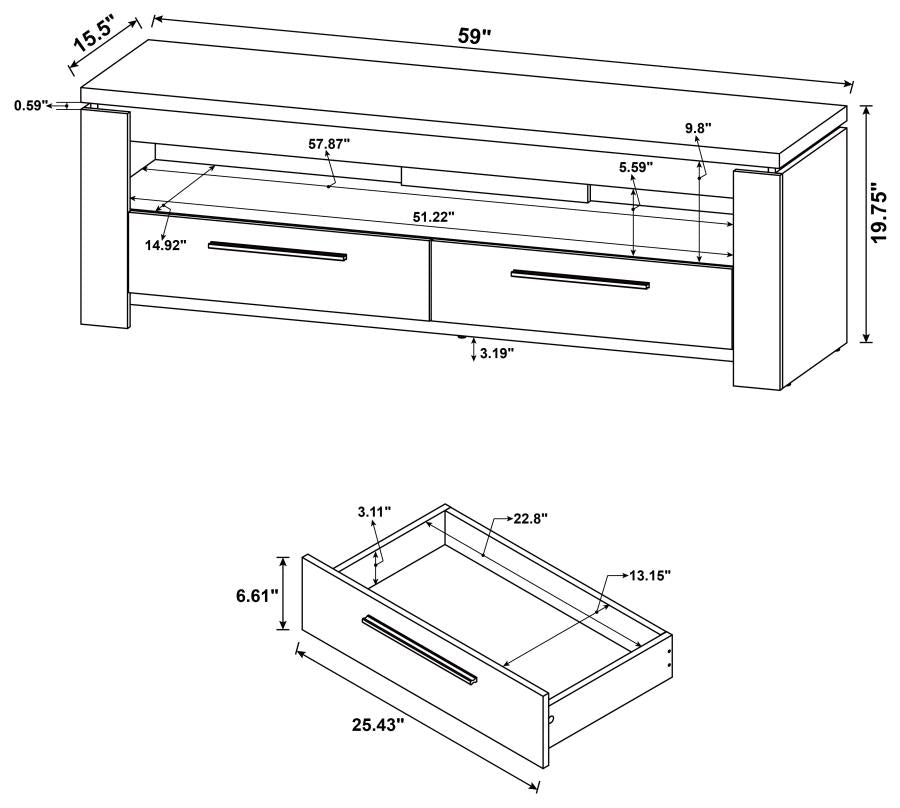 59" TV Stand / Console