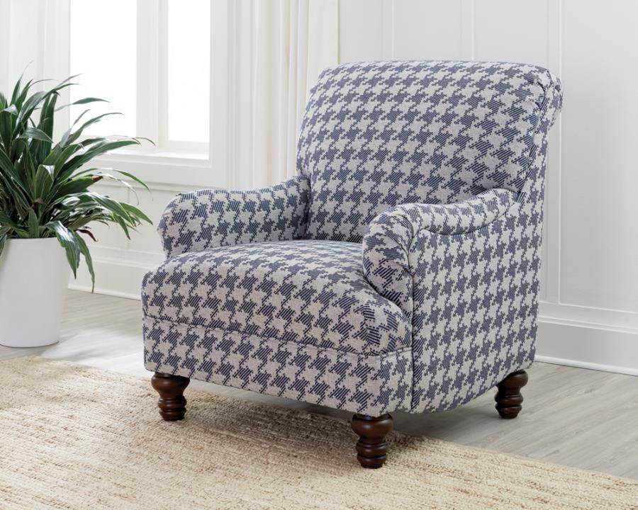 Upholstered English Arm Accent Chair