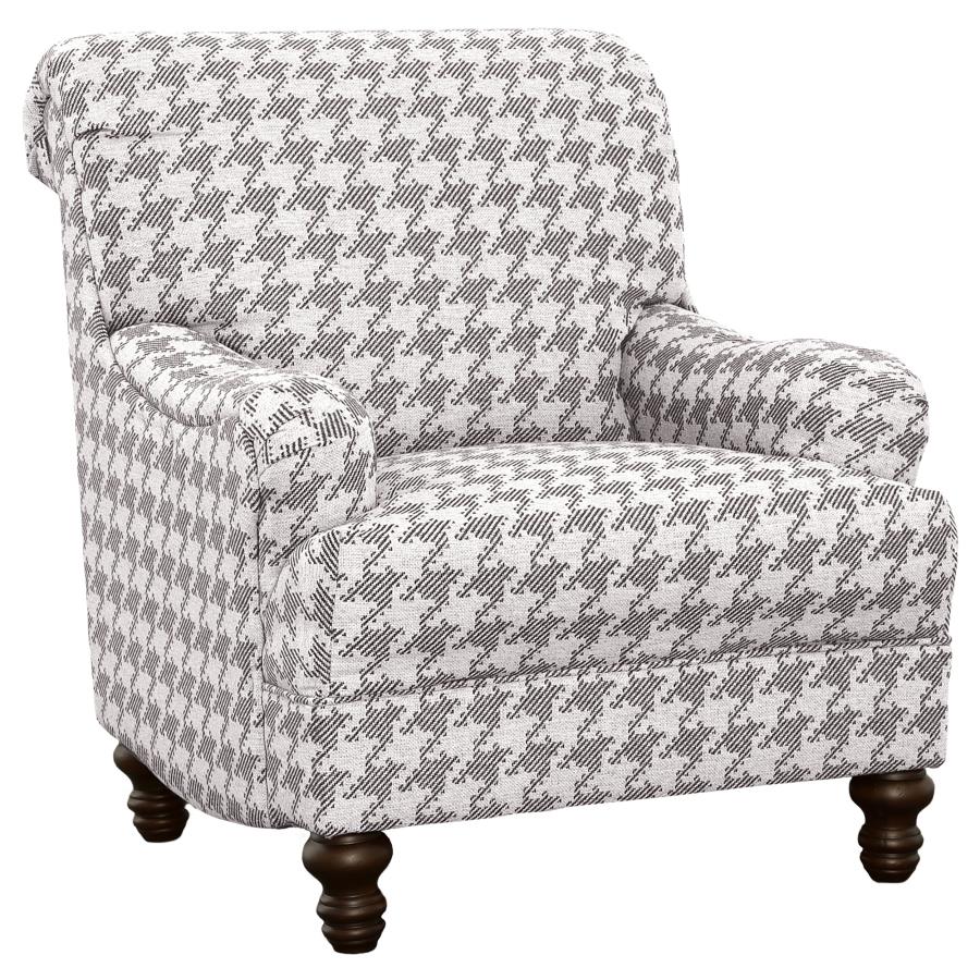 Upholstered English Arm Accent Chair