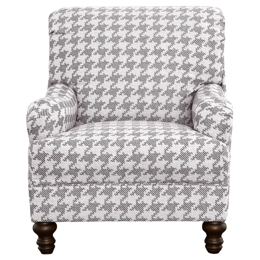 Upholstered English Arm Accent Chair