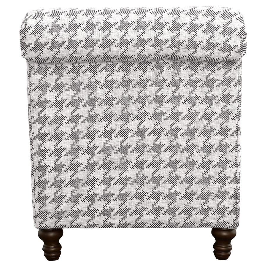 Upholstered English Arm Accent Chair
