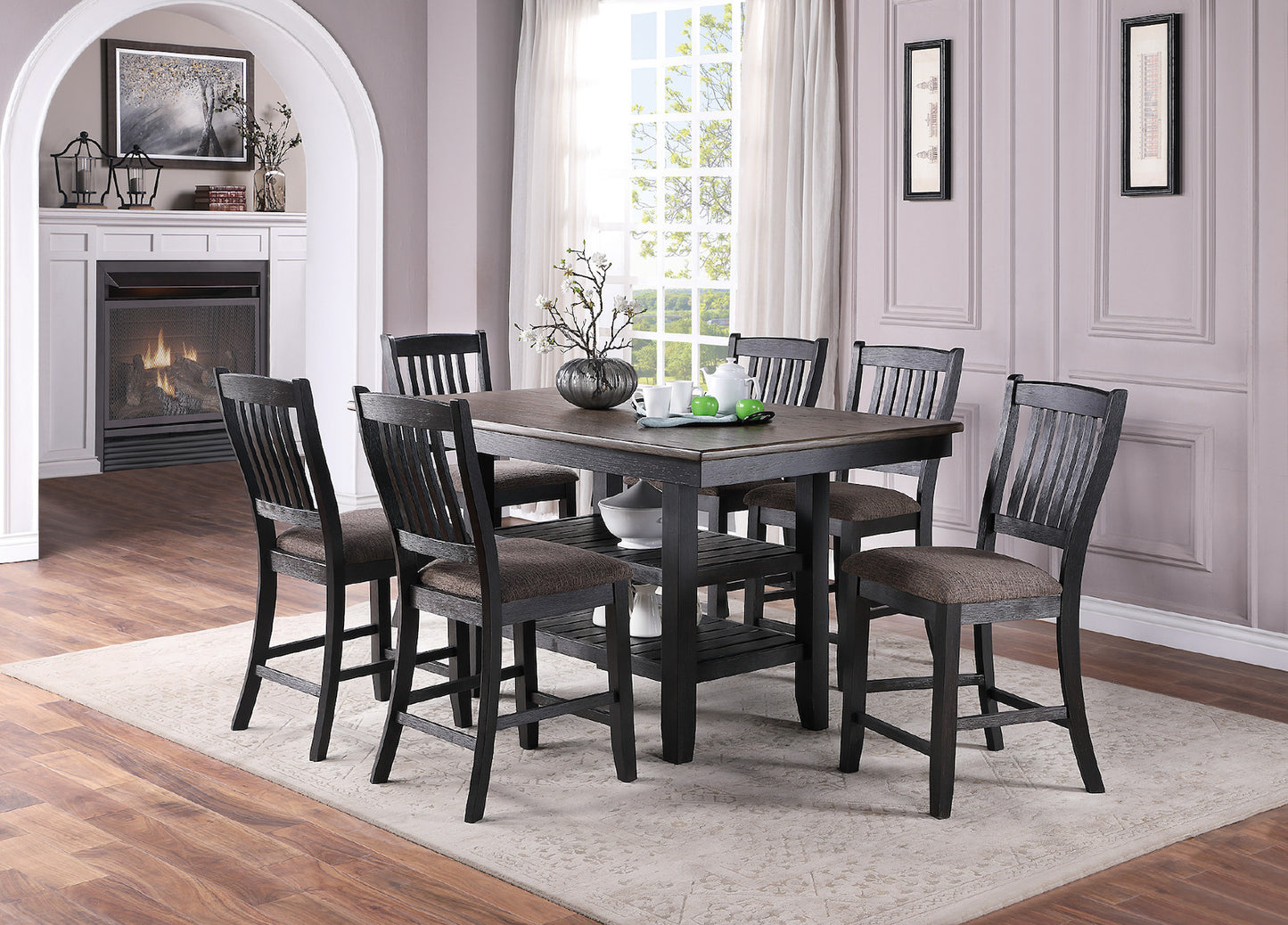 7-Piece Counter Height Dining Set
