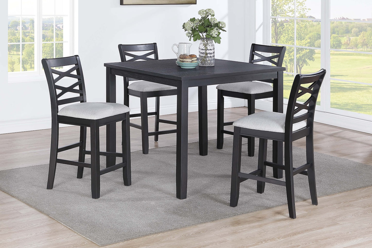 5 Piece Counter Height Dining Set
