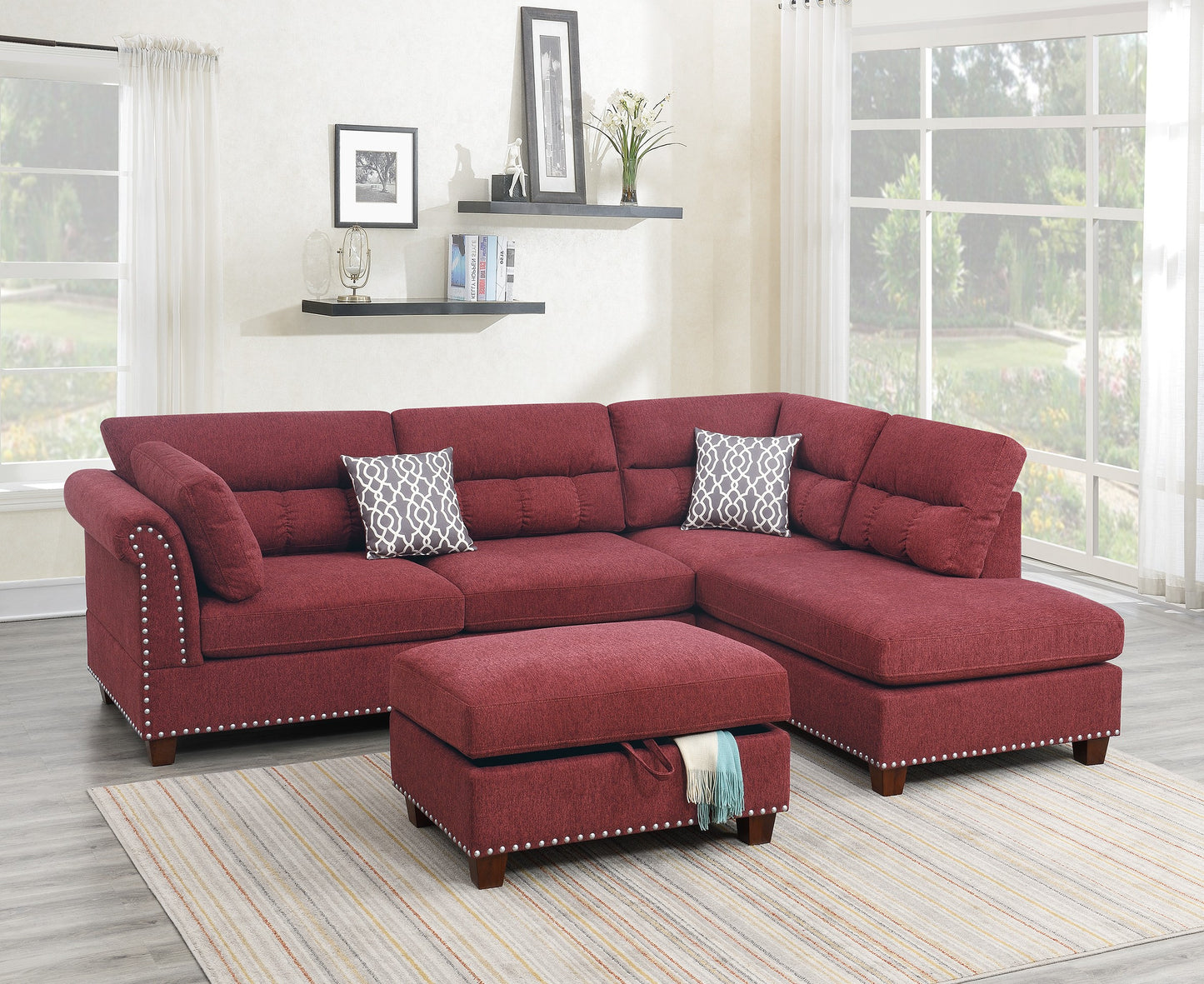 3-Pcs Sectional Set