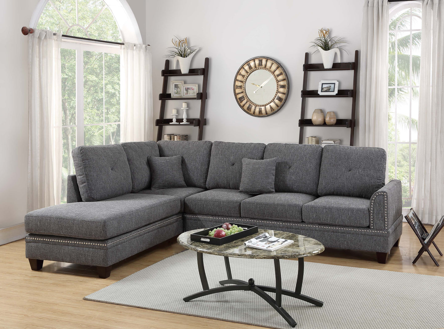 2-Pcs Sectional Sofa