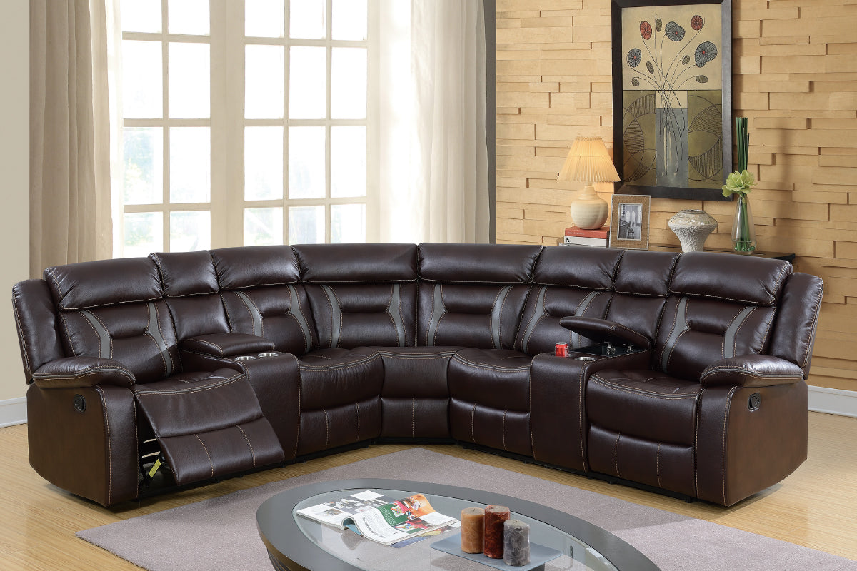 3-Piece Reclining Sectional Set